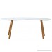 Convenience Concepts 203582W Coffee Table White/Bamboo - B07F111Z19