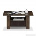 Furinno 11158CWN/DBR Andrey Bin Drawer Coffee Table Columbia Walnut/Dark Brown - B07FKVQLNK