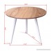 Giantex Coffee Table Round Modern Wood Table Pine Furniture Environmentally For Magazines Books & Plants Side Table Round Table - B07B45V1BG