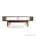 Haven Home Zane Mid-Century Coffee Table - Walnut - Rectangular Sofa Table - Wood Table - B078NM8NWG