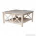 International Concepts OT-70SC Hampton Square Coffee Table Unfinished - B003G2ZLX0