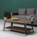 Zinus Wood and Metal Coffee Table - B078YGN964