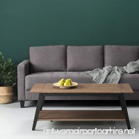 Zinus Wood and Metal Coffee Table - B078YGN964