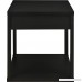 Ameriwood Home Parsons End Table with Drawer Black - B007VMEDF8
