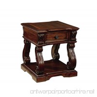 Ashley Furniture Signature Design - Alymere End Table - Accent Side Table - Vintage Style - Square - Rustic Brown - B00KAM2KXS