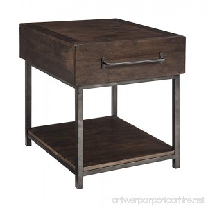 Ashley Furniture Signature Design - Starmore Rectangular End Table - Rustic Contemporary Side Table - Brown - B06XKP8HGZ