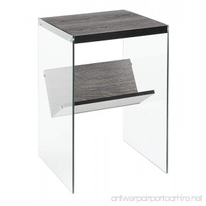 Convenience Concepts Soho End Table Weathered Gray - B01GVP5ITA