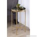 Kate and Laurel Celia Round Metal Foldable Tray Accent Table Gray and Gold - B06XH91LC2