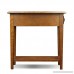 Leick Chair Side End Table Medium Oak Finish - B002D1E37A