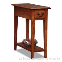Leick Chair Side End Table  Medium Oak Finish - B002D1E37A