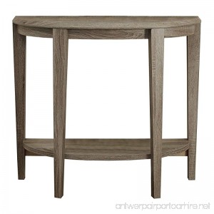 Monarch Specialties Dark Taupe Reclaimed-Look Console Accent Table 36-Inch - B00QT5MGFM