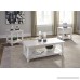 Ashley Furniture Signature Design - Cloudhurst Contemporary 3-Piece Table Set - Includes Cocktail Table & Two End Tables - White - B07CH6H6XV