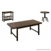 Ashley Riggerton 3 Piece Coffee Table Set in Burnished Brown - B00ROAJHEY