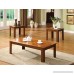 Furniture of America Stanton 3-Piece Coffee Table and End Table Set Medium Oak Finish - B00H0HZGB4