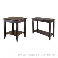 Winsome Wood Nolan End Table + Winsome Nolan Console Table with Drawer_Bundle - B071WW27YR