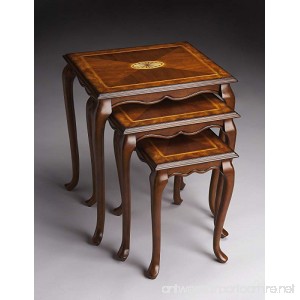 Butler specality company BUTLER 2306101 THATCHER OLIVE ASH BURL NEST OF TABLES - B003XKQUW6