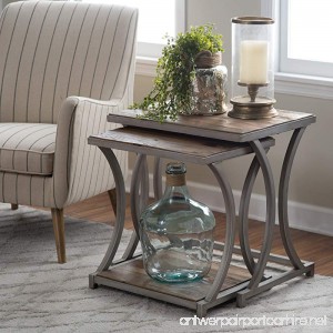 Edison Reclaimed Wood Nesting Tables End Tables - B0182MS1PS