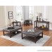 Emerald Home Furnishings T805-02 Wood Haven Sofa Table Occasional Collection Standard Dark Brown - B079G1PGVZ