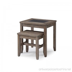 Emerald Home Furnishings T925-2PCNEST Nevada Nesting Tables Occasional Collection Standard Honey Amber - B079DJRRGY