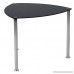 Flash Furniture Pacific Heights Black Glass Nesting Tables with Stainless Steel Legs - B079JBSTGT