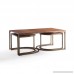 Haven Home Lincoln Deco Walnut Nesting Tables Set of 3 - B01N21354F