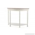Baxton Studio Vologne Traditional Wood French Console Table White - B00VMIERVC