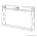 Convenience Concepts 161889WFW Tucson Console Table White - B07CL5LCT9