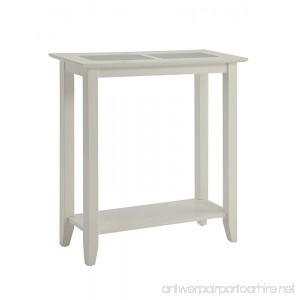 Convenience Concepts Carmel Hall Table White - B01B65BJGG