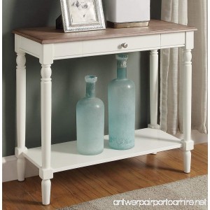Convenience Concepts French Country Hallway Table Driftwood/White - B073JBN3WV