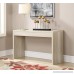 Convenience Concepts Northfield Hall Console Table Weathered White - B00KKHUUBC
