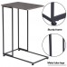 GreenForest C End Table 29.5 Inches High Slide under Sofa Couch Accent Table for Living Room MDF and Metal Darkgrey - B07F773D24