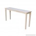 International Concepts Unfinished Shaker Extended Length Console Table - B00J5BA71M