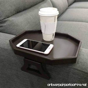 Sofa Arm Clip Table Armrest Tray Table Drinks/Remote Control/Snacks Holder - B07DNPT1HB