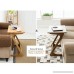 Sofa Table TV Tray NNEWVANTE End Table Laptop Desk Side Table Snack Tray for Bedside Sofa Eating Writing Reading Living Room-Walnut - B06XPDF2G6
