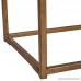 Stone & Beam Sparrow Industrial Console Table 55.1 W Wood and Gold - B075Z99L7R