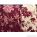 American Home Reversible Slipcover Furniture Protector with Removable Elastic Strap - Protection from Soils Spills Stains and Pets - Carrie Toile (Sofa (124” x 70”) Burgundy) - B07CV14JPQ
