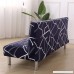Armless Sofa Bed Cover Printed Elastic Sofa Slipcover Protector Folding Couch Shield - B07FDG6SJS