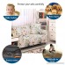 ENZER Stretch Sofa Slipcover Flower Bird Pattern Chari Loveseat Couch Cover Elastic Fabric Kids Pets Protector (1 Seater Bird Pattern) - B071JHM21Z