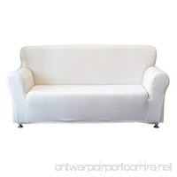 Hoomall Polyester Spandex Anti Mite Sofa Slipcover for Home Decoration Home (White  Sofa 72-92 Inches) - B07D7WHLYN