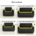 Quilted sofa furniture protectors all season Fresh Cotton Slipcover Anti-slip Sectional sofa throw cover pad Backing and armrest sold separately-M 35x94inch(90x240cm) - B079CC39HJ