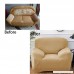 Sofa Cover Durable Slipcovers Polyester Spandex Couch Slipcover Luxury Textured Reversible，Furniture Protector with adjustable Straps，Slipcovers for dogs cats and kids (Beige Chair) - B07C5KCWC1
