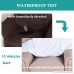 Turquoize Deluxe Quilted Furniture Protector Sofa Slipcover 100% Waterproof with Anti-Skip Little Dog Paw Print Machine Washable Slipcover Perfect for Pets and Kids(Sofa 75x112) Brown - B07BXKYZHR