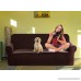 YEMYHOM High Stretch Couch Cover 1-Piece Fitted Full Coverage Jacquard Spandex Sofa Slipcover(Sofa Dark Coffee) - B078Y3M79Q
