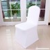 10pcs Chair Covers Slipcovers Spandex Wedding Banquet Party Anniversary Dining Chair Cover White - B073YMB7TT