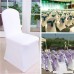 10pcs Chair Covers Slipcovers Spandex Wedding Banquet Party Anniversary Dining Chair Cover White - B073YMB7TT