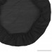 Baoblaze 1pc Polyester Spandex Dining Chair Seat Cover Cushion Wedding Banquet Chair Slipcover Case - Antifouling Removable Stretchable Washable - Black For 35-50cm/13.8-20 inch - B07BVTM6NK