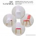 Chair Covers for Wedding White Set of 12pcs Polyester Spandex Banquet Party Chair Cover by NANPIPER - B07BXLR4MH
