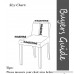 G-Champsolar Stretch Chair Cover Slipcovers for Short Back Chair Bar Stool Chair (White) - B07DJ83CZT