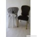 Joyfull Linen-look Banquet Chair Cover with Bows 4 Pack Disposable - B004O5JS96