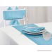 Remedios 10 Pieces 6x108 inch Satin Chair Sash Cover Bow for Wedding Dining Turquoise - B0773LMR97